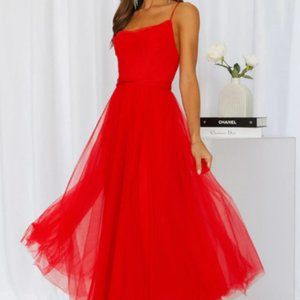 New Hello Molly Red Dress - Size S (never used)